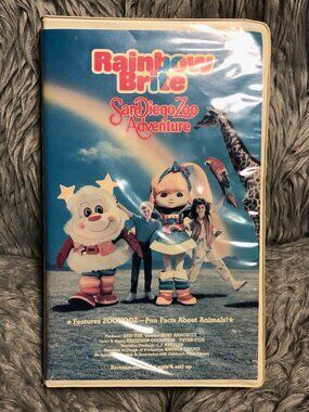 Children's Video Library Rainbow Brite San Diego Zoo Adventure VHS NR 1984